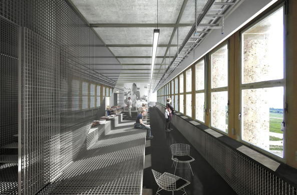 Winking Froh Architekten, :mlzd, Winking Froh Architekten, Bruno Fioretti Marquez Architekten, ARGE Klaus Block, Roland Poppensieker, Projectiles, Neubau, Wettbewerb, Ergebnis, Gewinner, 1. Preis, competition, winner, 1. prize, Tempelhof, Berlin, Park, Aussichtsturm, Tower, 2016, Germany, Tower THF,