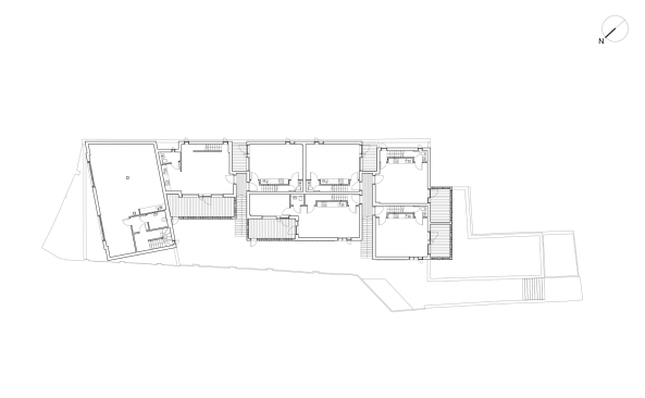 Wohnungsbau, Duplexwohnen, doppelgeschossig, London, UK, Vereinigtes Knigreich, Foundry mews, Atelier, Jack Hobhouse, May 2016, Project Orange, Neubau, Fertigstellung, Art, Barnard & Associates, Richmond, 2016, 58 Barnes High Street, SW13 9FL, Backstein, bricks,
