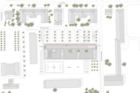Grundschule Bornstedter Feld Potsdam, Wettbewerb entschieden, SEHW Architektur, AFF Architekten, Petzi+Petzi Architekten, Drschinger Architekten, Stadler Prenn Architekten, Kersten + Kopp Architekten, Baunetz, Schulbau, Schulen bauen, Nichtoffener Realisierungswettbewerb, Keller Elles & Kollegen, Berlin, Sporthalle, Architektur Potsdam, competition, architecture competition, Schulwettbewerb, Auslobung, Juryprotokoll, Preisgericht, Wettbewerbe Baunetz, Wettbewerbsentscheidung, Mauerwerk, Backstein, Fassade, Grundschule Berlin, Baukosten, Vergabe, Bauauttrag, Architekt, Baubeginn