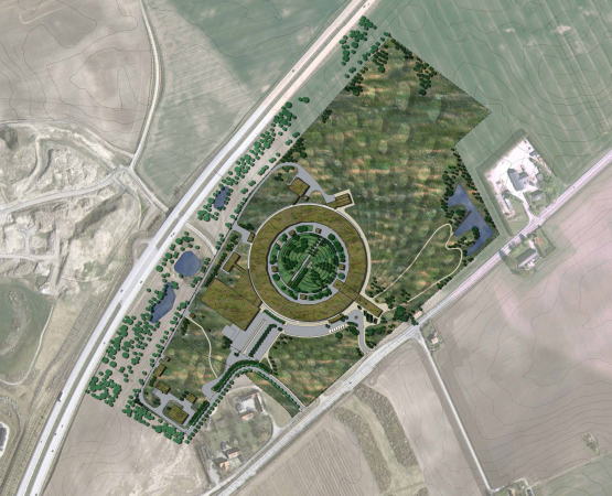 FOJAB architects, Schweden, Lund, Landschaftsgestaltung, Park, Wellen, MAX IV, Schweden, Forschungseinrichtung, Hgel, landscape, Sweden, 2016, Snhetta