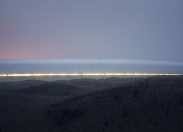 FOJAB architects, Schweden, Lund, Landschaftsgestaltung, Park, Wellen, MAX IV, Schweden, Forschungseinrichtung, H�gel, landscape, Sweden, 2016, Sn�hetta