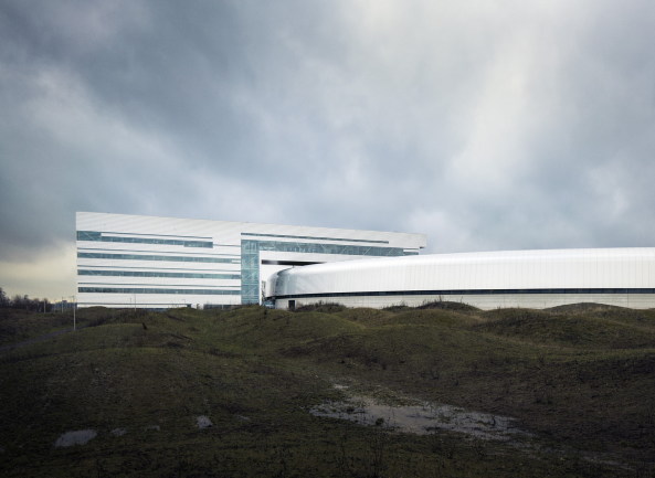 FOJAB architects, Schweden, Lund, Landschaftsgestaltung, Park, Wellen, MAX IV, Schweden, Forschungseinrichtung, H�gel, landscape, Sweden, 2016, Sn�hetta