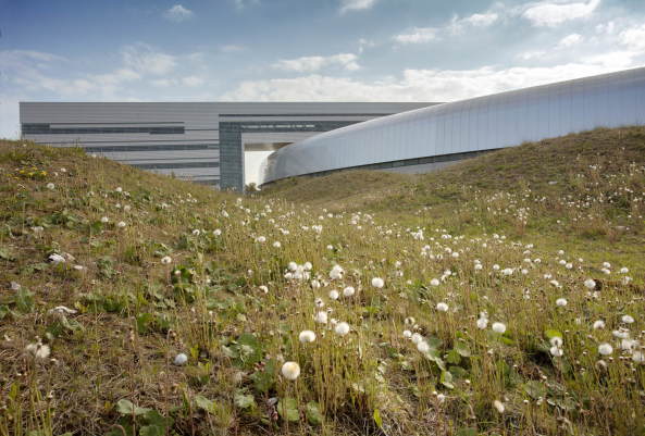 FOJAB architects, Schweden, Lund, Landschaftsgestaltung, Park, Wellen, MAX IV, Schweden, Forschungseinrichtung, Hgel, landscape, Sweden, 2016, Snhetta