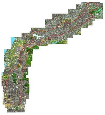 Stadtumbau, Shenzhen, MLA+, OMA, Internationales Stadtbauatelier, Baoan district in Shenzhen, China Academy of Urban Planning and Design, Regeneration, China, 2016, Planung, Nachhaltigkeit, Entwurf, Highway, Design, Gewinner, competition, 1. prize