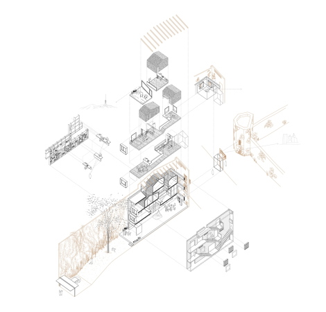 Josep Ferrando Architecture, Sant Cugat, Barcelona, Spanien, Spain, Holz, Beton, Wnde, Mauern, Wohnhaus, housing, single family house, Intervention, Umbau, Altstadt, old city, Void, Leerstelle, 2016, Fertigstellung, Bauen im Bestand, Baunetz, Baunetz-Meldung, Architektur, Architekt, architect, architecture, Architekt gesucht, Meldungen, architecture-news, Ramona, Toledo-Villarreal, Adria Goula, Neubau