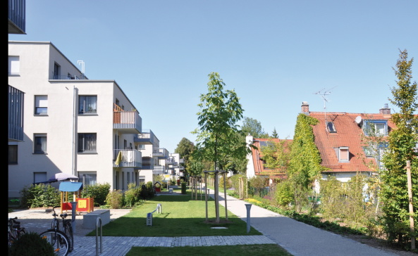Belobigung: Wohnbebauung Bad-Schachener-Strae in Mnchen von florian krieger architektur und stdtebau (Darmstadt)