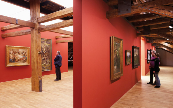 freiburg, breisgau, m�ckler, christoph, neubau, augustinermuseum, historisierend, kirche, barock, gotisch, kreuzgang, kloster, augustiner, felix genzmer, bauabschnitt, zweiter, plastermosaik, schriftzug, grafiksammlung, magazin, ausstellung, museum, Christian Richters, Axel Killian, Hans-Peter Vieser, Rita Eggstein, Thomas Eicken, Florian Bilger, dachstuhl, holz, sanierung, umbau, renovierung