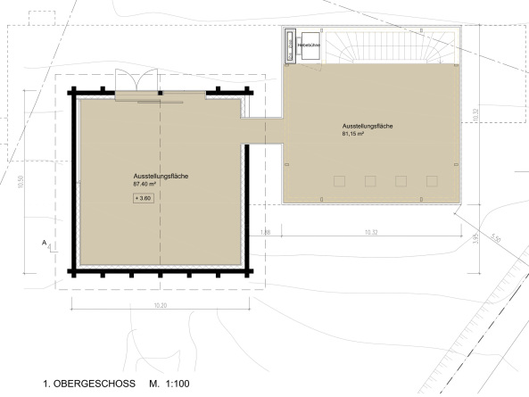 Stadel mit Vitrine von Perathoner Architects