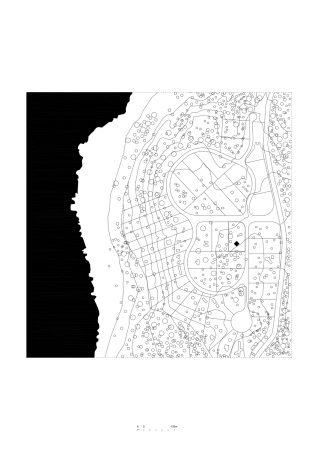 Ferienhaus, chile, beton, holz, konstruktion, pyramide, umgekehrt, wald, wasser, aussicht, dachterrasse, nida, house, pezo von Ellrichshausen, navidad, neubau, sulen, sichtbeton, entasis, wendeltreppe, spiraltreppe, treppe, skulptur, wald, biennale, 2008, luxus, wohnhaus, ferienhaus, privathaus, glas