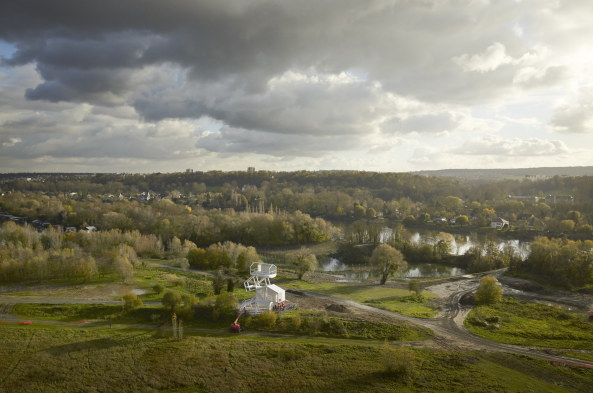 Poissy Galore; HHF Architects; Poissy; Frankreich; Insektenmuseum; Aussichtsturm; Museumsneubau; AWP; Julien Lanoo; Simon Hartmann; Simon Frommenwiler; Tilo Herlach;