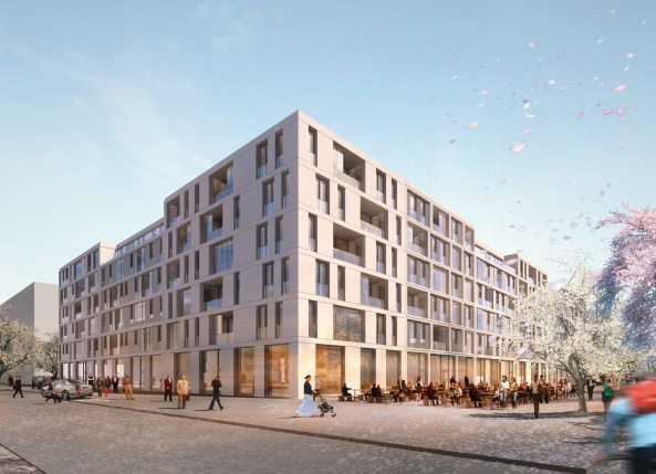 Block am Stadtplatz, 2. Preis: Eike Becker Architekten