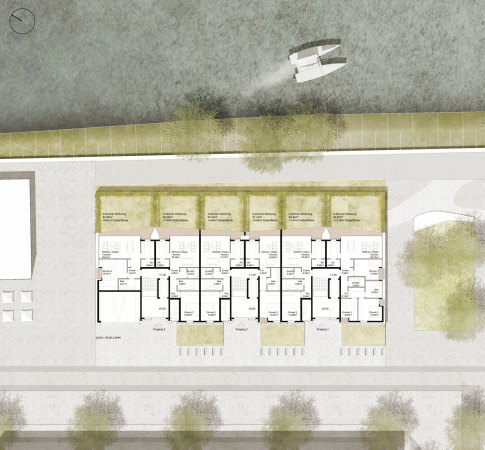 Haus am Wasser, Ein 3. Preis: KSP Jrgen Engel Architekten