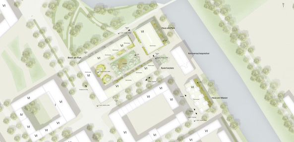 Block am Park, 2. Preis: zanderroth architekten