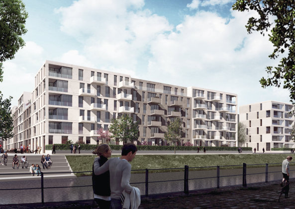 �Block am Stadtplatz�, 2. Preis: Eike Becker Architekten