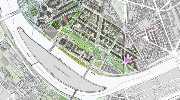 Baunetz, Baunetz-Meldung, Architektur, Architekt, architect, architecture, Architekt gesucht, Meldungen, architecture-news, Architektur Deutschland, deutsche Architekten, german architecture, young architects, France, Frankreich, 2016, Fertigstellung, Studioninedots, Ateliers 115, Boulogne-Billancourt, Boursorama Banque, bank building, Patrick Chavannes, Avenue Pierre Lefaucheux