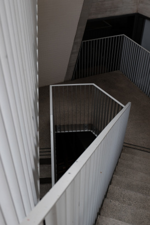 Lichtdurchfluteter Treppenraum