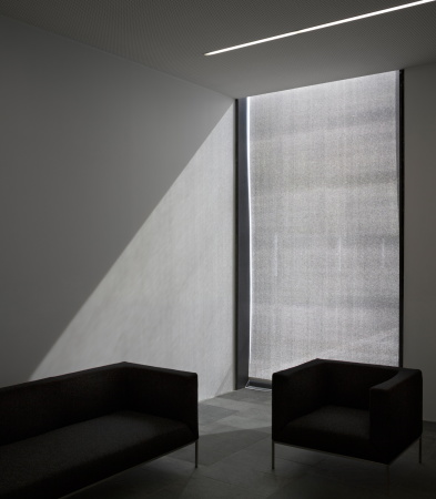 Alumium, Glas, Gitter, gitter, Eisberg, iceberg, baunetz, appeasement, apaisement, sanft, soft, discrete, Vanve, Conservatory, Konservatorium, souterrain, stage hall, multi purpose, Multifunktion, Architektur, Jean François Renaud, �ric Babin