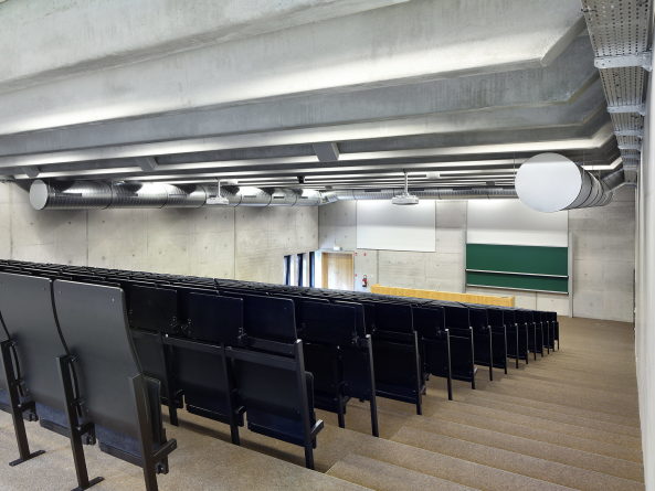 Perforierte Fassade, Aluminium, Perforiert, Perry Roberts, META, Storimans Wijffels architects, Beton, Holz, Antwerpen, Medizinische Fakultt,