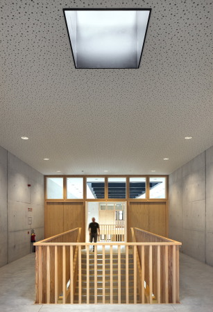 Perforierte Fassade, Aluminium, Perforiert, Perry Roberts, META, Storimans Wijffels architects, Beton, Holz, Antwerpen, Medizinische Fakult�t,