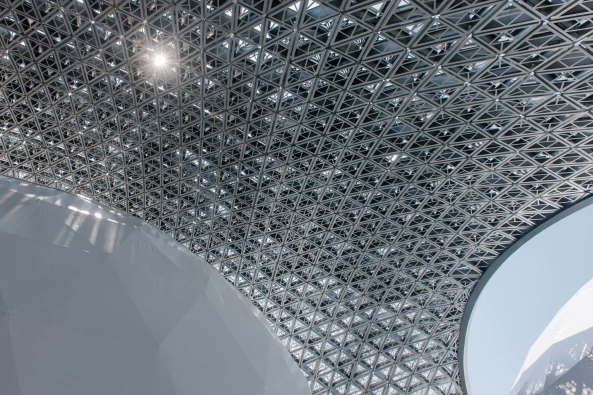 Aluminium, Tropen, Sdostasiatisch, Singapore University of Technology and Design (SUTD), Singapur,  Kronkolonie, August 1965, Unabhngigkeit, Advanced Architecture Laboratory, simulation, organic, structure, perforated aluminium, carpet, Teppich, Baunetz, The Future of Us