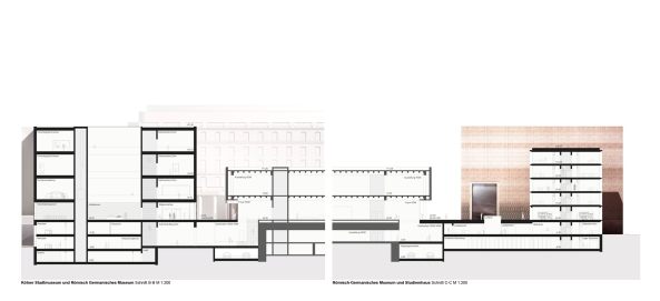 historische Mitte, Wettbewerb, Volker Staab (Berlin), Caruso St John (London), Durisch + Nolli (Maarangno), Peter Kulka (Kln), Barkow Leibinger (Berlin), Rmisch Germanisches Musuem, Kln, Domplatte, Dom, Kurienhaus, Domprobst, Passage, backstein, brickstone, historical center, Cologne, Museum