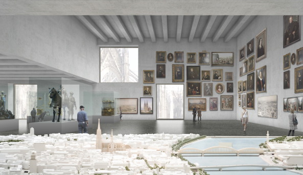 historische Mitte, Wettbewerb, Volker Staab (Berlin), Caruso St John (London), Durisch + Nolli (Maarangno), Peter Kulka (Kln), Barkow Leibinger (Berlin), Rmisch Germanisches Musuem, Kln, Domplatte, Dom, Kurienhaus, Domprobst, Passage, backstein, brickstone, historical center, Cologne, Museum