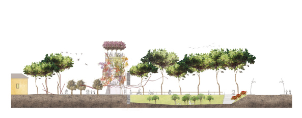 Park, Landschaftsgestaltung, Park-Design, Stadtentwicklung, Kommune, Textilindustrie, baunetz, internationaler Wettbewerb, Verve, Stadterneuerung, mittelalterliches Erbe, rmisches Raster, cardo, decumano