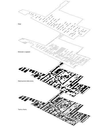 Park, Landschaftsgestaltung, Park-Design, Stadtentwicklung, Kommune, Textilindustrie, baunetz, internationaler Wettbewerb, Verve, Stadterneuerung, mittelalterliches Erbe, r�misches Raster, cardo, decumano