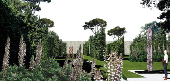 Park, Landschaftsgestaltung, Park-Design, Stadtentwicklung, Kommune, Textilindustrie, baunetz, internationaler Wettbewerb, Verve, Stadterneuerung, mittelalterliches Erbe, r�misches Raster, cardo, decumano