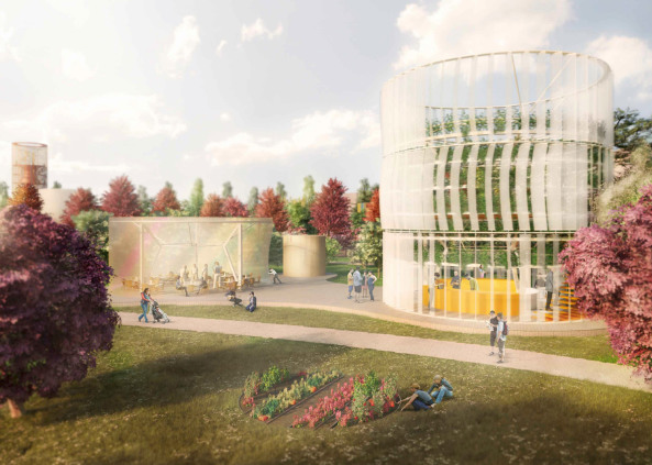 Park, Landschaftsgestaltung, Park-Design, Stadtentwicklung, Kommune, Textilindustrie, baunetz, internationaler Wettbewerb, Verve, Stadterneuerung, mittelalterliches Erbe, rmisches Raster, cardo, decumano