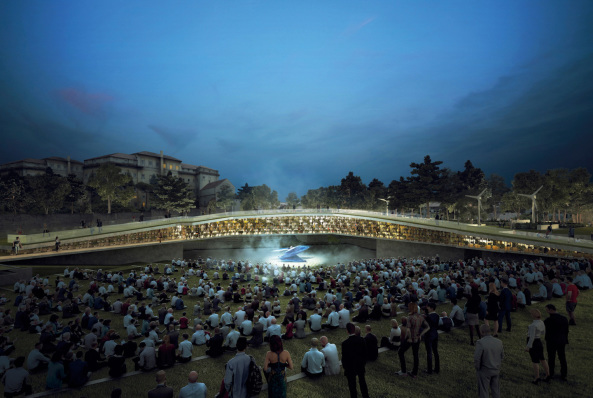 Park, Landschaftsgestaltung, Park-Design, Stadtentwicklung, Kommune, Textilindustrie, baunetz, internationaler Wettbewerb, Verve, Stadterneuerung, mittelalterliches Erbe, rmisches Raster, cardo, decumano