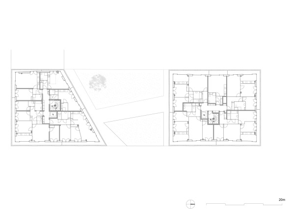 Ulrich Schwarz, kempe thill, atelier, neubau, montmartre, paris, wohnungsbau, sozialer, glas, wintergarten, wintergrten, hof, innenhof, garten, dichte, boulevard Priphrique, stadterneuerung, konversion, systematisch, konzeptuell, prototyp