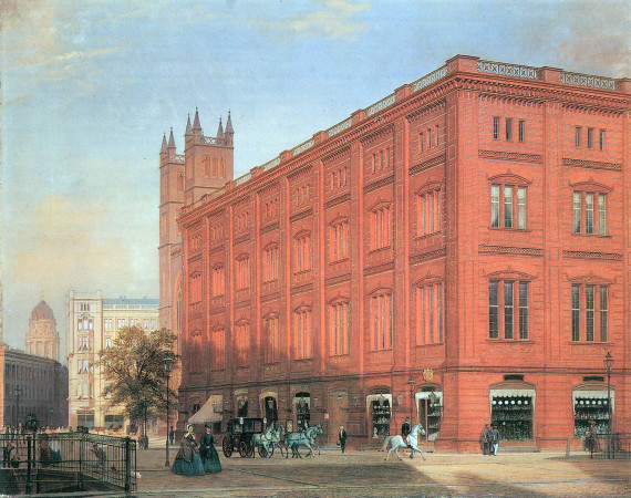 Bauakademie, Gemlde von Eduard Gaertner, 1868