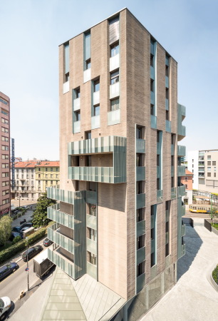 Backstein, brickstone, Marmor, rustifiziert, Satteldach, pointed roof, Mailand, Milano, Cino Zucchi, Bosco Verticale, urban transformation, Urbane Vernderung, Wohnen, Housing, Baunetz,