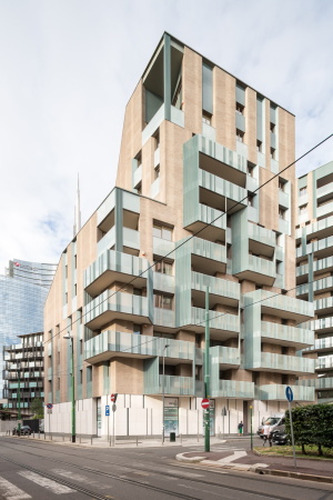 Backstein, brickstone, Marmor, rustifiziert, Satteldach, pointed roof, Mailand, Milano, Cino Zucchi, Bosco Verticale, urban transformation, Urbane Vernderung, Wohnen, Housing, Baunetz,