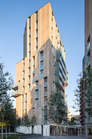 Backstein, brickstone, Marmor, rustifiziert, Satteldach, pointed roof, Mailand, Milano, Cino Zucchi, Bosco Verticale, urban transformation, Urbane Vernderung, Wohnen, Housing, Baunetz,