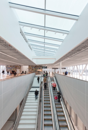 Fhrterminal, ferrry terminal, Stockholm, Skandinavien, scandinavia, C.F. Mller, C.F. Moeller, Niv, Niva, urban redevelopment, Stadtentwicklung, Hafenanlage, harbour redelopment, Dachgarten, roof garden, Rampen, Treppen, ramps, stairs, Per-Erik Adamsson, Adam Mrk, Adam Moerk