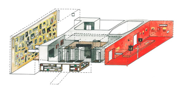 Bolles+Wilson, DEA Studio, Tirana, Kor, Mnster, Albanien, Roman Mensing, Baunetz, Ikonen, Ikonenmuseum, Prison, Gefngnis, Steinfassade, schwarze Flche, Black surface, Hoxha, communism, Kommunismus, Umbau, Museum,