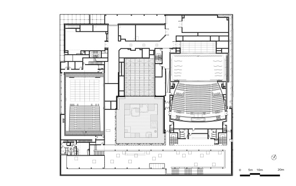 Theater, theater, Aluminiumfassade, almuminum facade, aluminum panels, Agglomeration, suburbia, Chaix & Moix, Théâtre-Sénart, Lieusaint, Novelis,Troph�es Eiffel d'architecture acier, Stahlbau, Frankreich, Paris