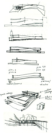 Cascais, Francisco Nogueira, Portugal, Rampe, Glas, Symbolik, Weg, Leben, Atrium, Flgel, Wohnhaus, Villa, Parcours, Dachterasse, roof, symbolism, path, glass, roof garden, stations of life, Antnio Costa Lima