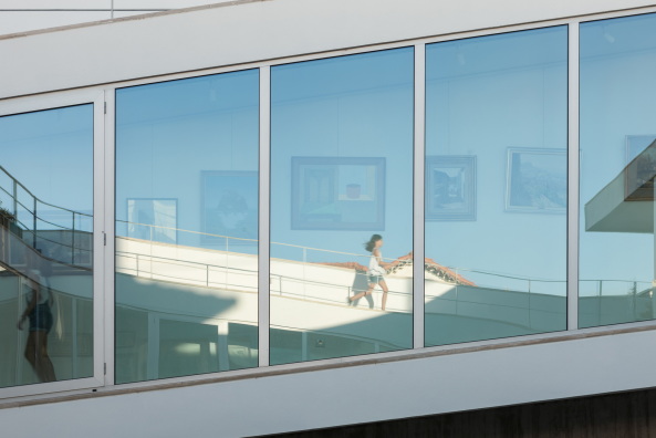 Cascais, Francisco Nogueira, Portugal, Rampe, Glas, Symbolik, Weg, Leben, Atrium, Flgel, Wohnhaus, Villa, Parcours, Dachterasse, roof, symbolism, path, glass, roof garden, stations of life, Antnio Costa Lima