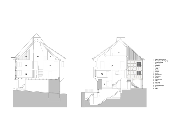 Mittelalterliches Gasthaus von L3P Architekten renoviert