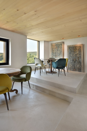 Sabrina Scheja, L3P Architekten, winterthur, schweiz, umbau, renovierung, gasthaus, hotel, wirtshaus, historisch, fachwerk, stadtmauer, krone, Restaurant, lobby, alt, neu, Regensberg, Oberburg, sanierung, holz, eth