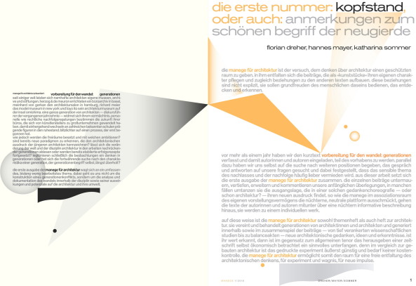 Crowdfunding fr neue Architekturzeitschrift