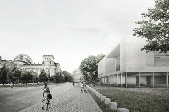 2D+ , Markus Schietsch Architekten, Markus Bonauer, Michael B�lling, rw+, Bundesregierung, Bundestag, Neubau, Besucherzentrum, Wettbewerb, competition, 2016, winner. ein 1. Preis, Entwurf, Halle, Glas, Germany, German, Berlin, Deutschland, Reichstag, Baunetz, Baunetz-Meldung, Architektur, Architekt, architect, architecture, Architekt gesucht, Meldungen, architecture-news, Architektur Deutschland, deutsche Architekten, german architecture, young architects