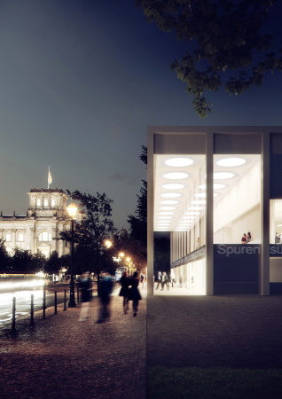 2D+ , Markus Schietsch Architekten, Markus Bonauer, Michael B�lling, rw+, Bundesregierung, Bundestag, Neubau, Besucherzentrum, Wettbewerb, competition, 2016, winner. ein 1. Preis, Entwurf, Halle, Glas, Germany, German, Berlin, Deutschland, Reichstag, Baunetz, Baunetz-Meldung, Architektur, Architekt, architect, architecture, Architekt gesucht, Meldungen, architecture-news, Architektur Deutschland, deutsche Architekten, german architecture, young architects