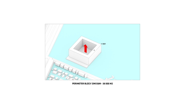 Baunetz, Baunetz-Meldung, Architektur, Architekt, architect, architecture, Architekt gesucht, Meldungen, architecture-news, Architektur Deutschland, deutsche Architekten, german architecture, young architects, 2016, BIG, Amsterdam, Wohungsbau, Block, Balkone, Hof Couryard, new building, housing, slands with houseboats, a sailing school, floating gardens, Holland,  Bjarke Ingels, Andreas Klok Pedersen, Competition, Wettbewerb, Ergebnis, Balkone, Balconies, terraces, promenade, harbour, water, ocean