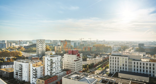 Alucobond, berranger | vincent architectes, Nantes, Malakoff, Pont Williy Brandt, Holz, Komfort, soziale Durchmischung, mixit sociale, social mix,  wood, silver, silber, Turm, Sergio Grazia