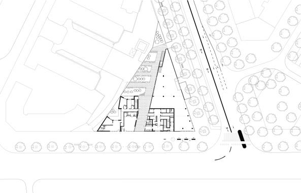 Paris, Frankreich, 2016, Brenac + Gonzalez,  lot Yersin, Paris Habitat, social residence, day hospital, senior housing, Alzheimer's center, concrete, ship