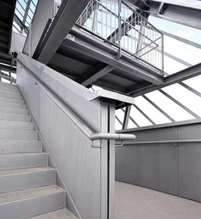 Pfeiffer Sachse Architekten, jan Siefke, ensdorf, saarluis, saarpolagon, aussicht, aussichtsturm, bergbau, denkmal, stahl, stahlbau, tagebau, Halde Duhamel, stahlbau, fachwerk, stufen, nrw, saarland, skulptur, stahlskulptur